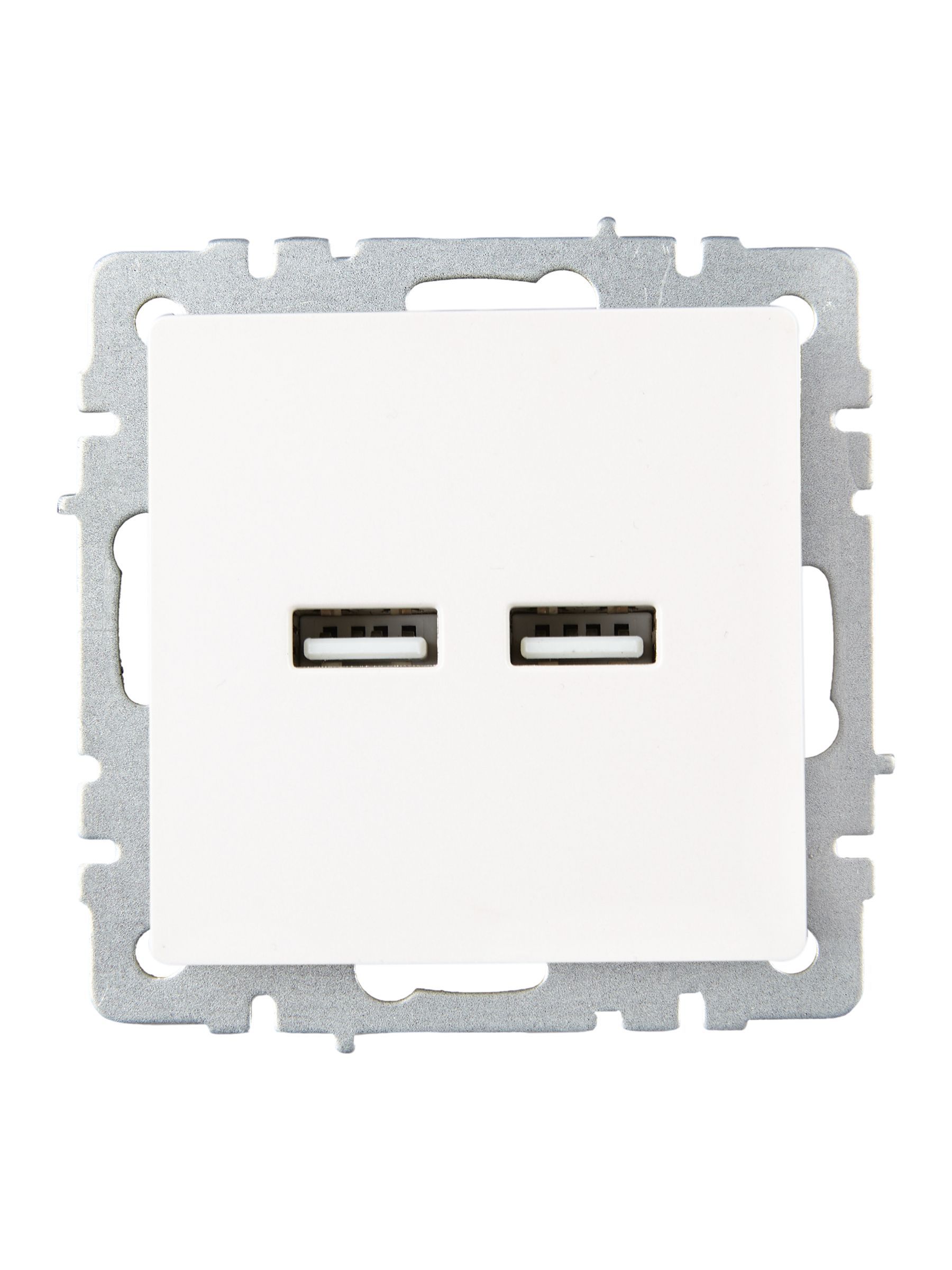 BRITE Розетка USB A+A 5В 3,1А РЮ10-1-БрЖ жемчуг IEK - Фото 2