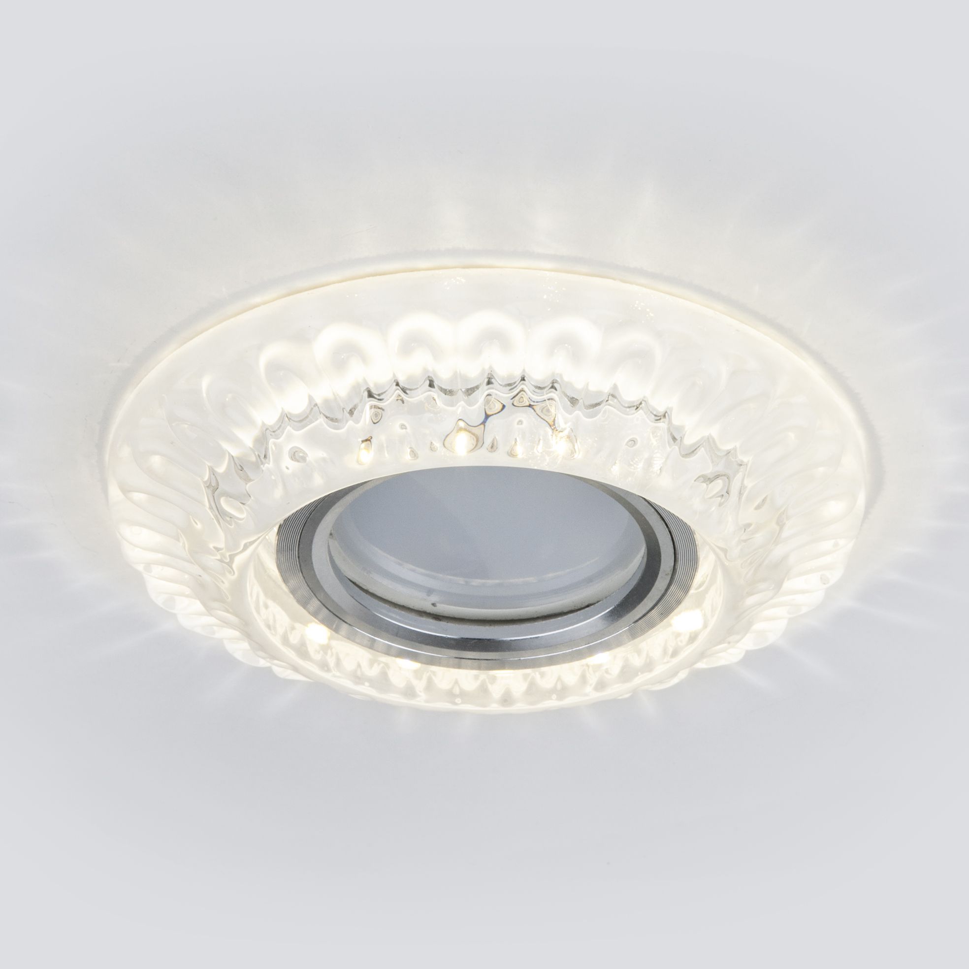 Светильник точечный с LED подсветкой 7247 MR16 CL прозрачный Elektrostandard - Фото 2