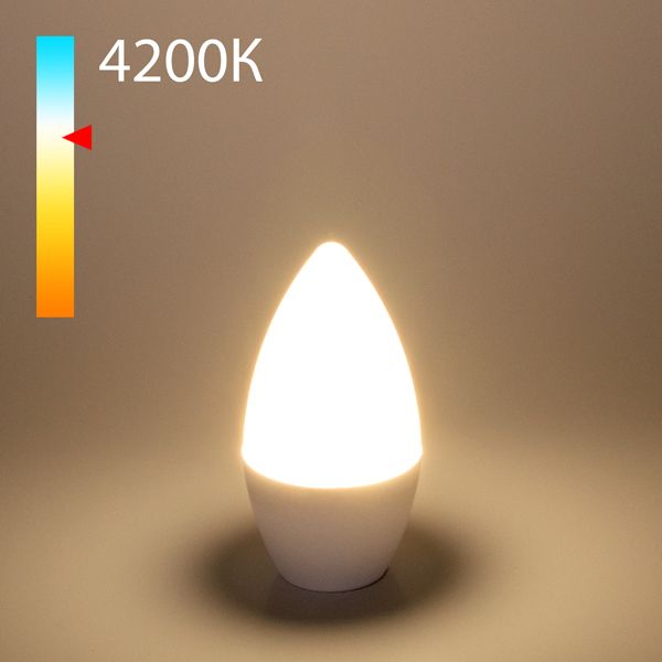 Лампа светодиодная "Свеча" C37 8W 4200K E14 BLE1403 Elektrostandard