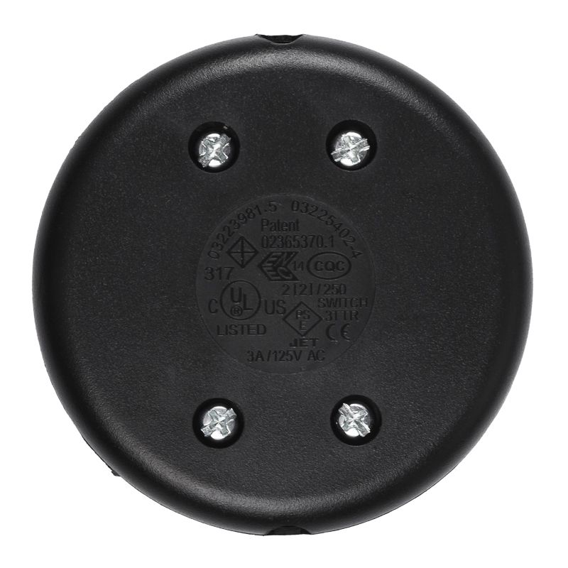 Выключатель-кнопка 250V 2А ON-OFF черный (напольный - для лампы) REXANT - Фото 4