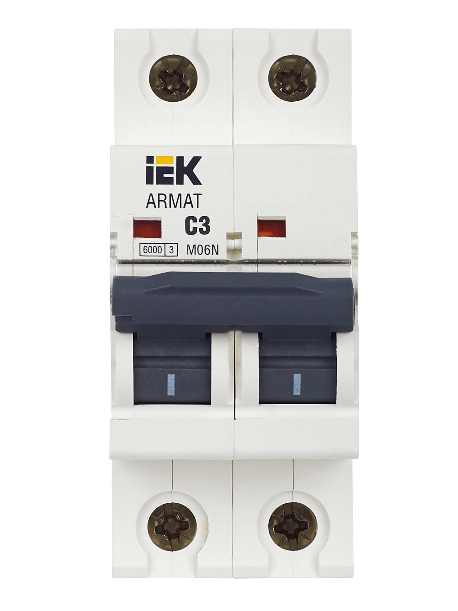 ARMAT Автоматический выключатель M06N 2P C 3А IEK - Фото 2