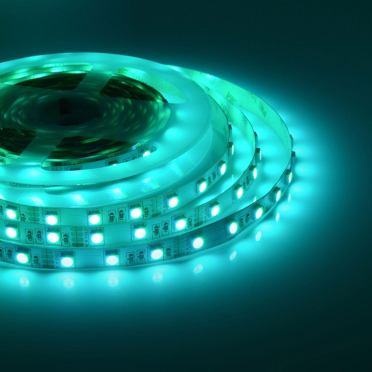 Лента светодиодная в блистере СТ smd5050 60д/м 12В IP20 5м RGB Apeyron - Фото 22