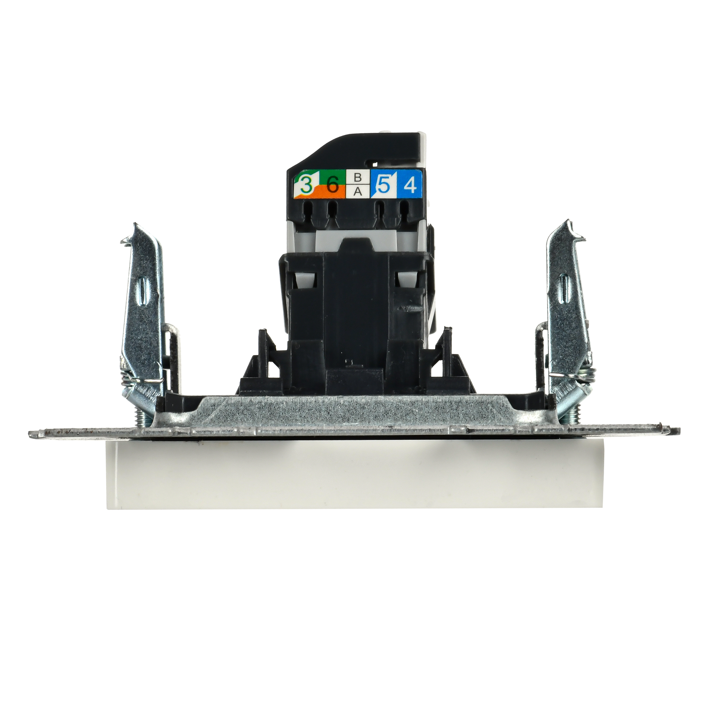 BRITE Розетка компьютерная RJ45 кат.5E РК10-БрБ белый IEK - Фото 2