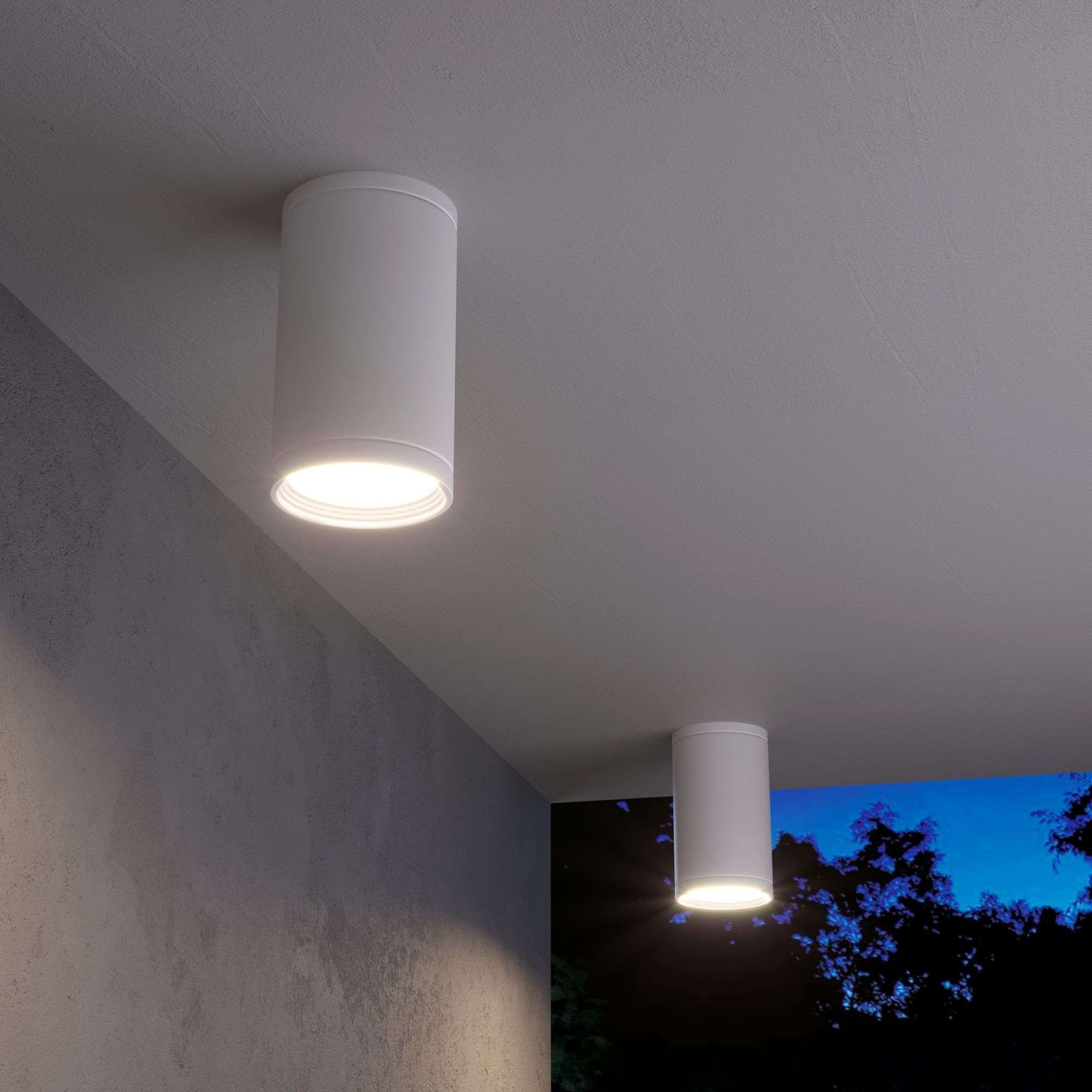 Светильник уличный потолочный Light 2101 IP65 35128/H белый Elektrostandard