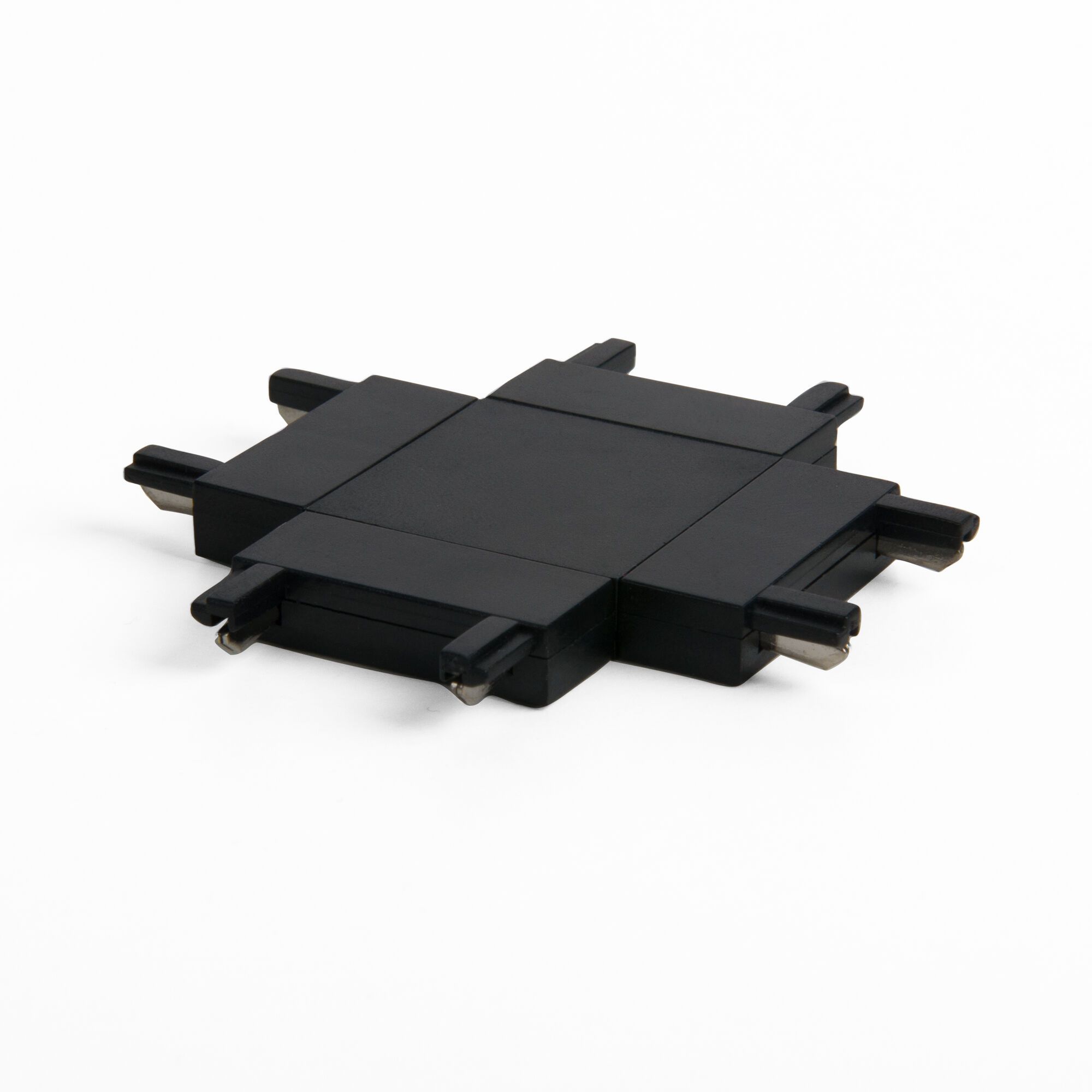 Flat Magnetic Четырёхсторонний соединитель для накладного шинопровода (чёрный) 85003/00 Elektrostand - Фото 2