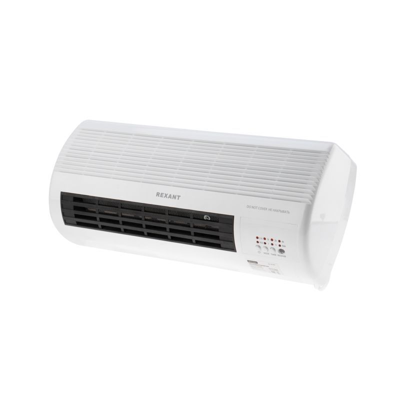 Тепловентилятор электрический настенный PTC 2кВт, белый REXANT 60-0035