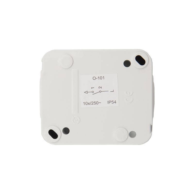 Выключатель одноклавишный Mini OG IP54 о/у, белый KRANZ - Фото 4