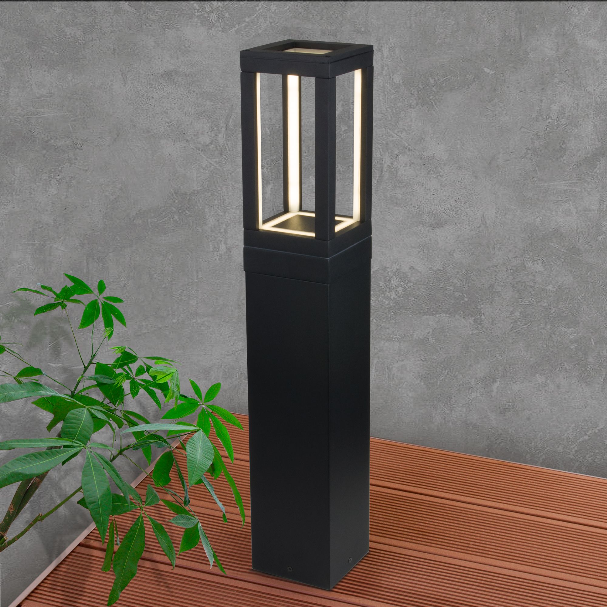 Светильник светодиодный ландшафтный Frame LED IP54 1529 TECHNO LED черный Elektrostandard - Фото 2