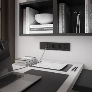 Розетка HDMI (черный матовый)  Werkel - Фото 2