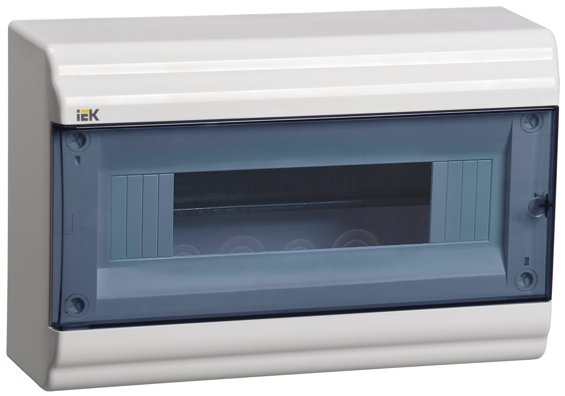 PRIME Корпус пластиковый ЩРН-П-12 модулей навесной белый IP41 IEK