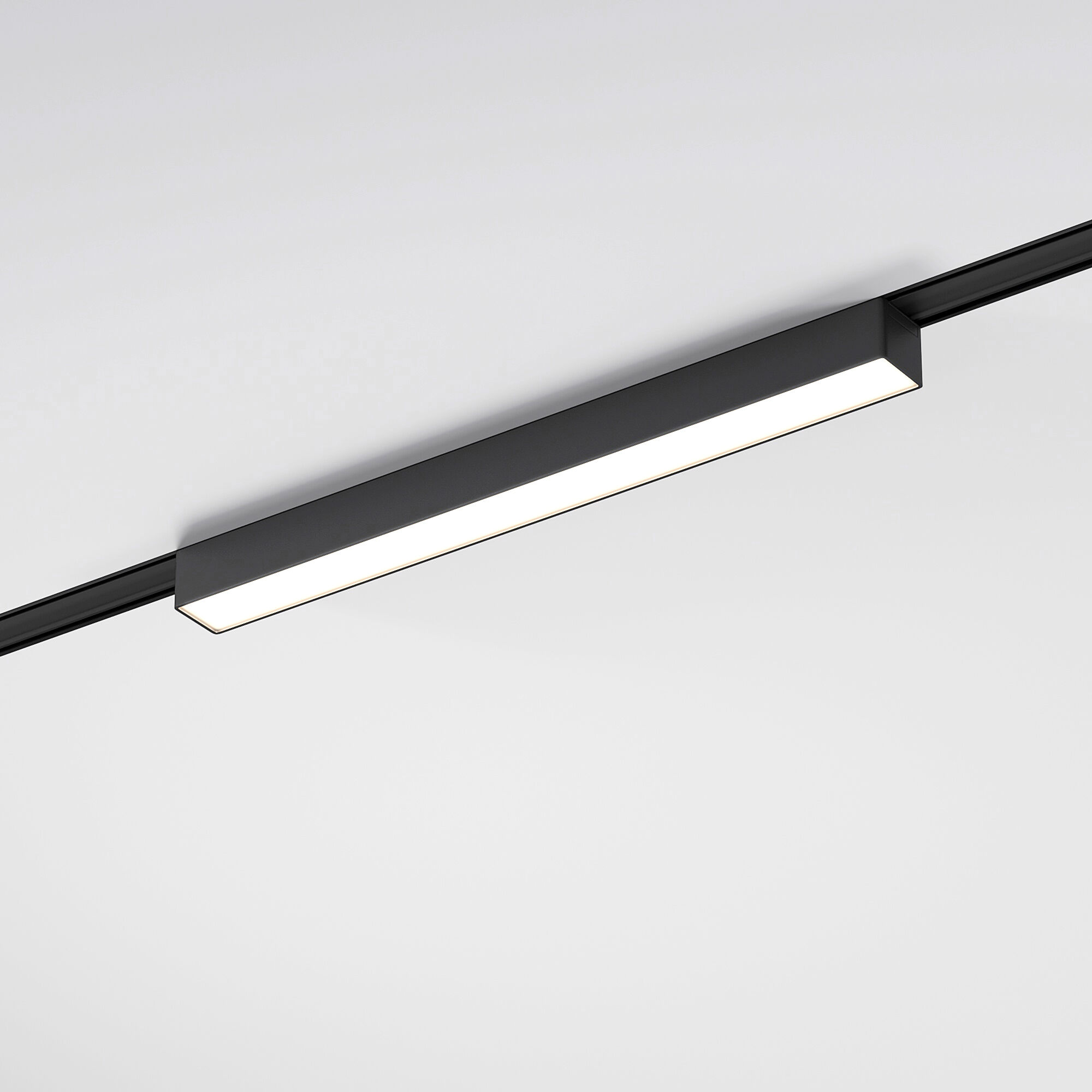Flat Magnetic Трековый светильник 10W 4000K Vision (чёрный) 85088/01 Elektrostandard