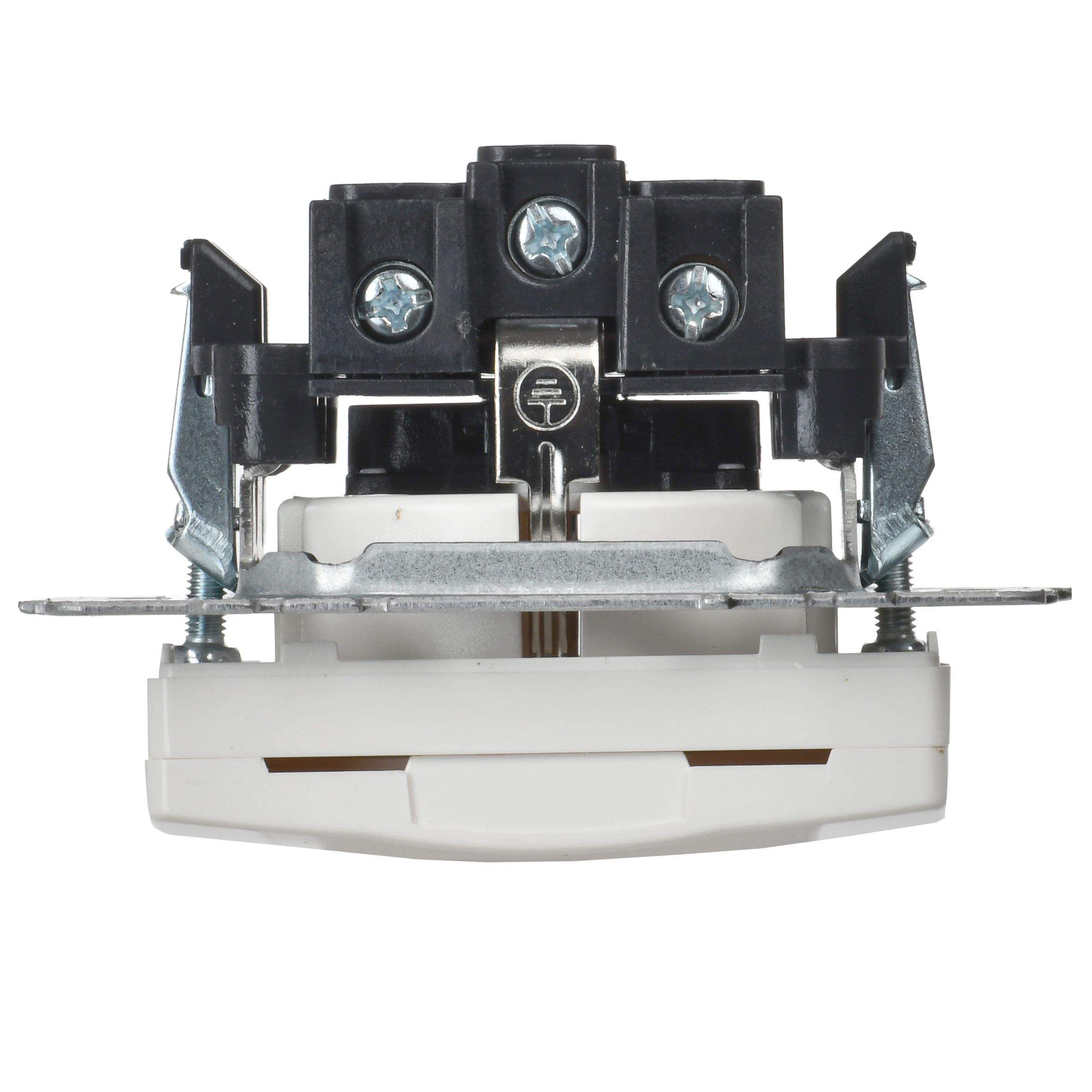 BRITE Розетка 1-местная с заземлением с защитными шторками и крышкой 16А IP20 РСбш10-3-БрБ белый IEK - Фото 7