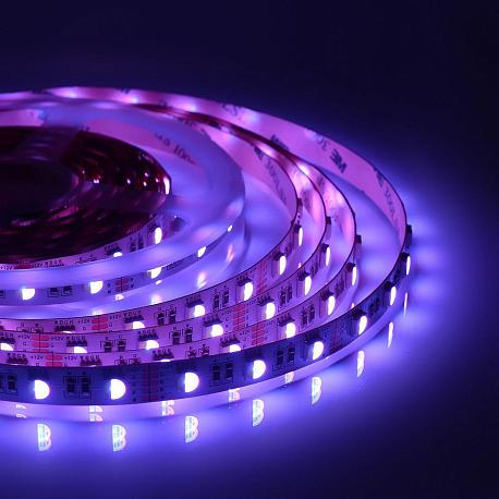 Лента светодиодная СТ smd5050 60д/м 12В IP20 5м RGBW Apeyron - Фото 2