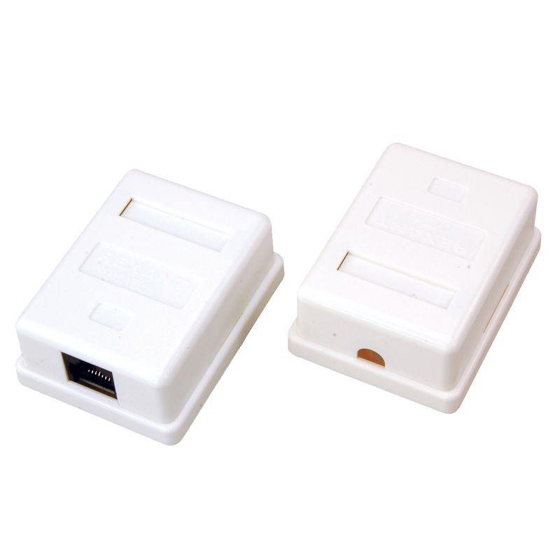 Розетка сетевая LAN, на стену, 1 гнездо 8Р8С (RJ-45), CAT 5e REXANT - Фото 4