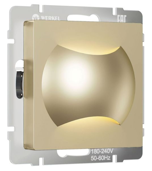 Встраиваемая LED подсветка Moon (шампань)  Werkel