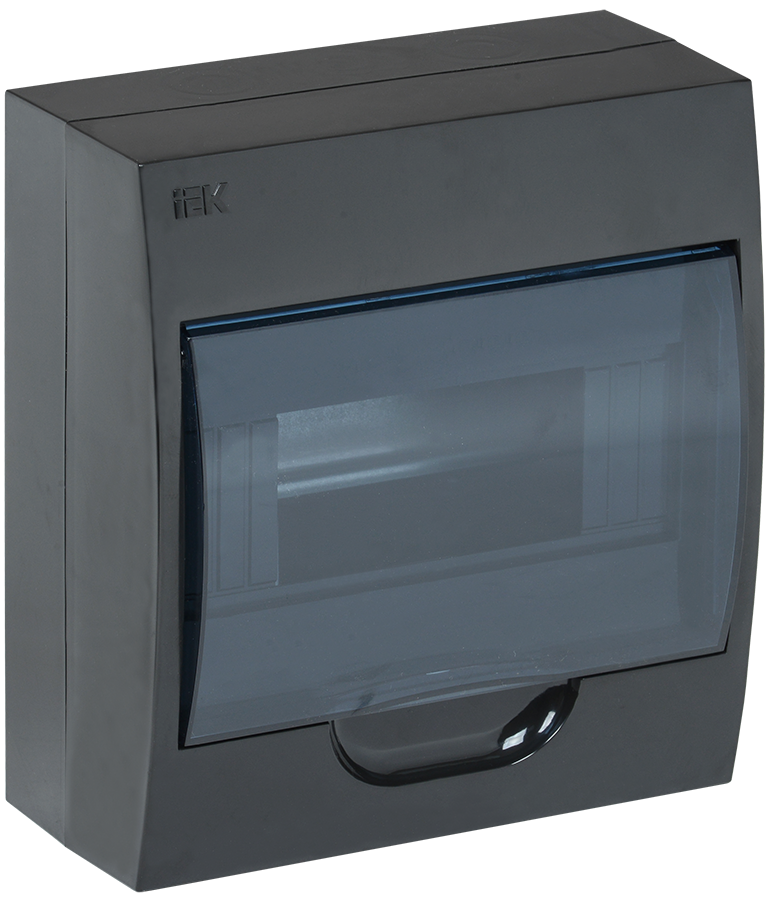 KREPTA 3 Корпус пластиковый ЩРН-П-8 IP41 черный IEK