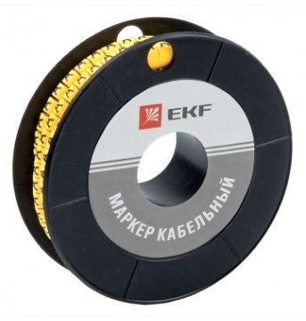 Маркер кабельный 6,0 мм2 "A" (350 шт.) (ЕС-3) EKF