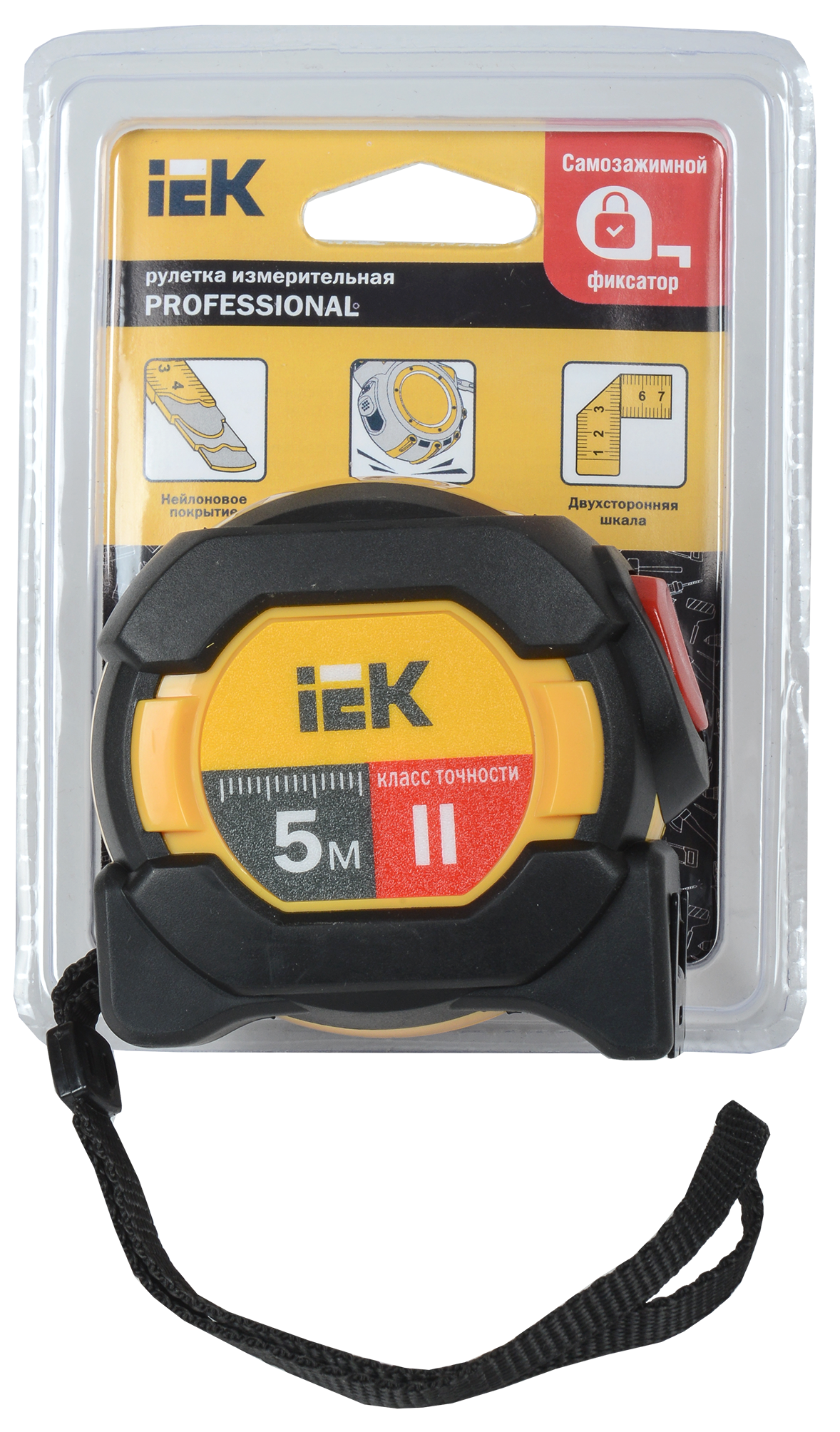 Рулетка измерительная PROFESSIONAL 5м IEK - Фото 3