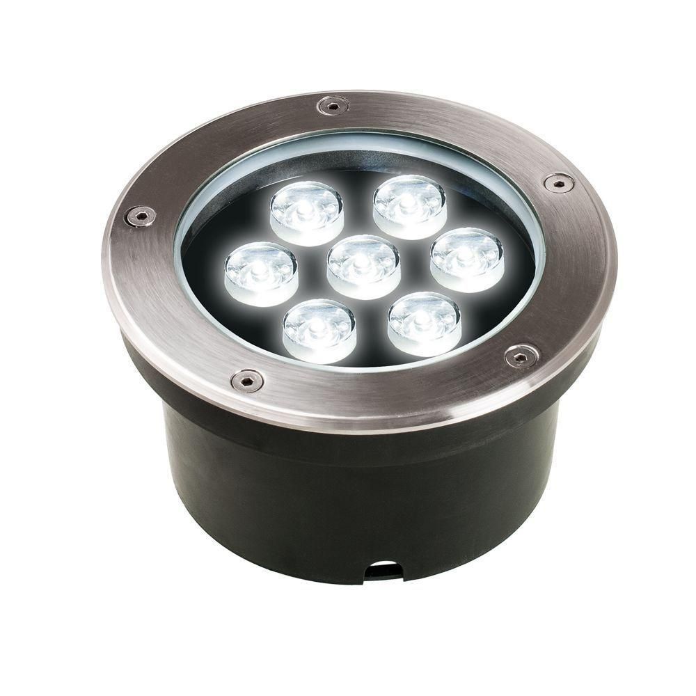 Светильник PGR  R130   7w 4000K 30° Сhrome (грунтовый встраиваемый) IP67