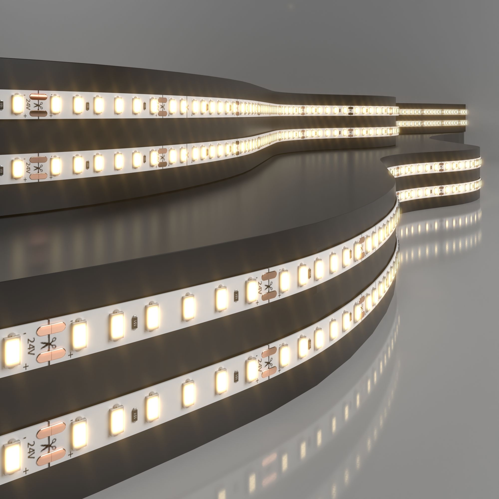 Лента светодиодная 24V 8W 120Led 2116 IP20 тёплый белый Elektrostandard