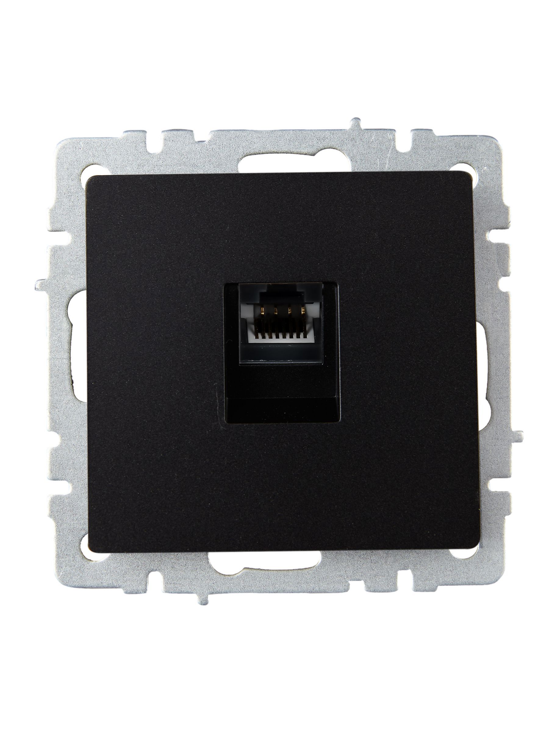BRITE Розетка компьютерная RJ45 кат.6 РК11-БрЧ черный IEK - Фото 6