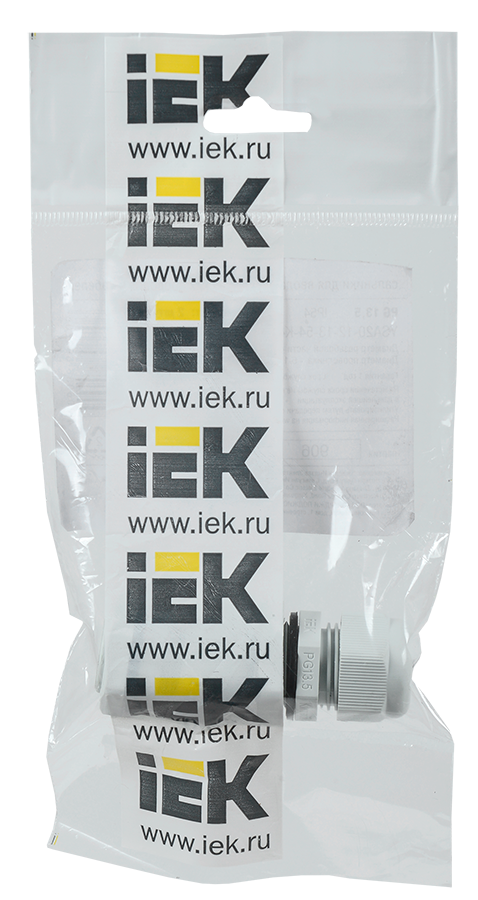 Сальник PG 11 диаметр проводника 7-9мм IP54 (3шт/упак) IEK - Фото 2