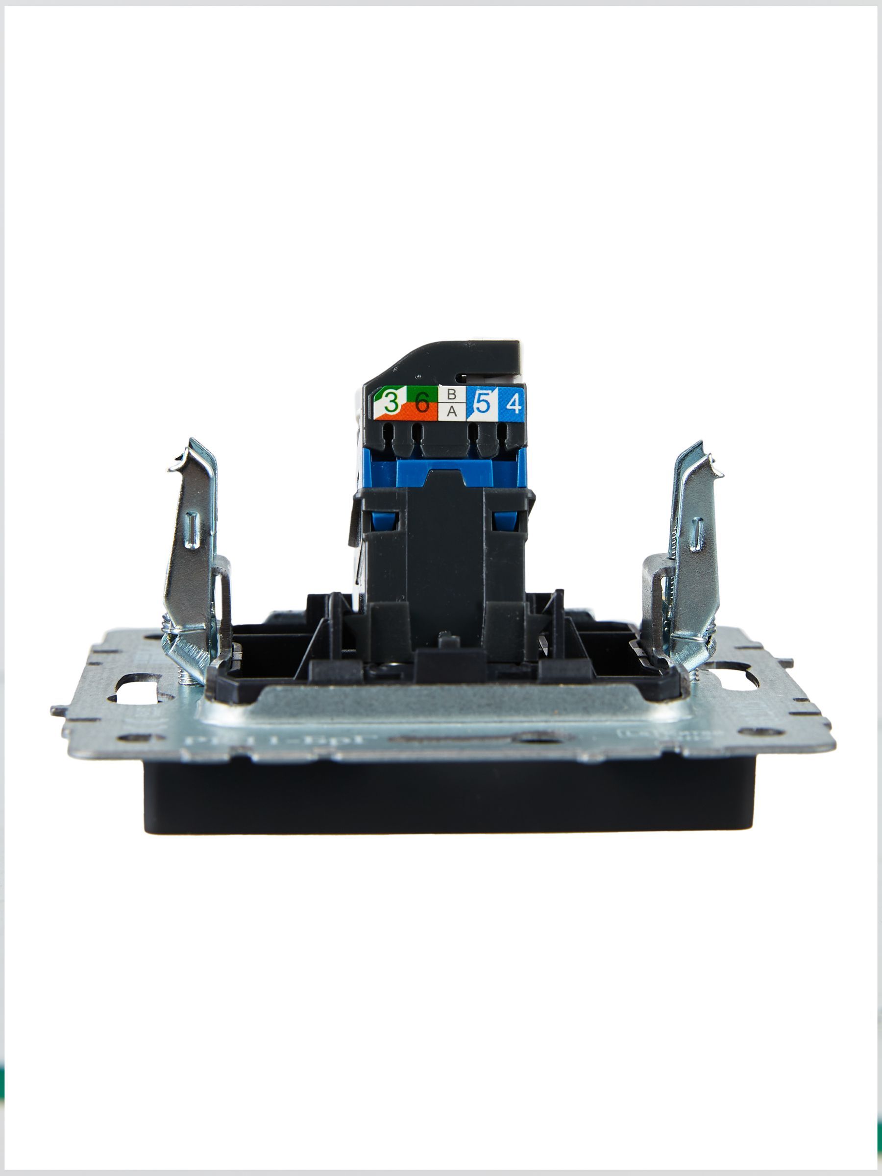 BRITE Розетка компьютерная RJ45 кат.6 РК11-БрЧ черный IEK - Фото 3