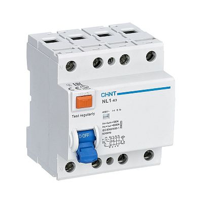 УЗО NL1-63 4P 25А 30мА 6кА тип AC (DB) (R)