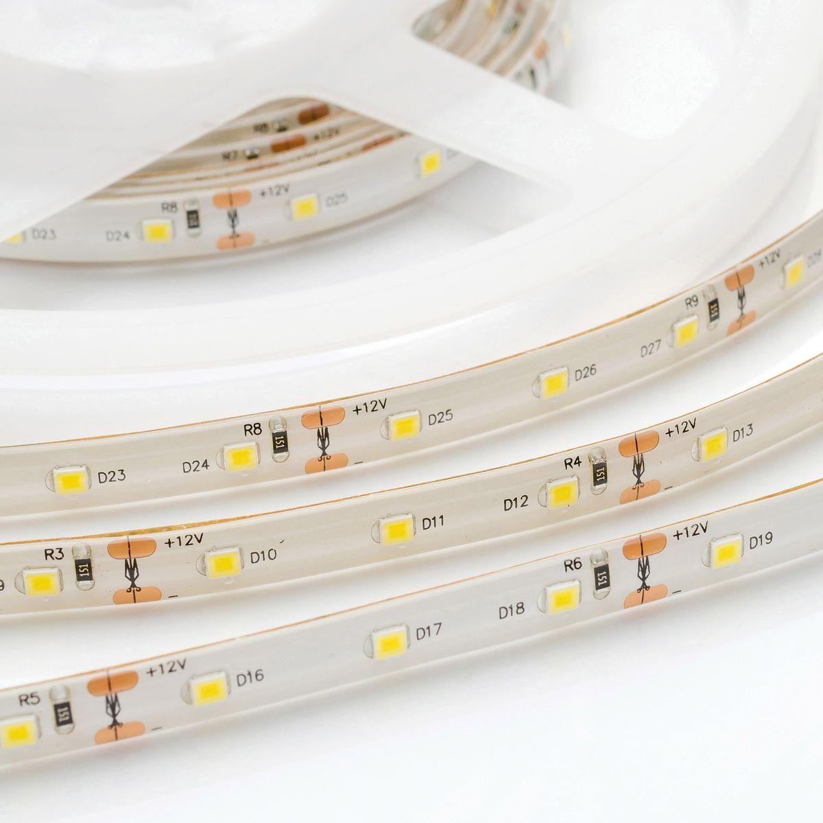Лента светодиодная СТ smd3528 60д/м 12В 3000К IP65 5м Apeyron - Фото 15