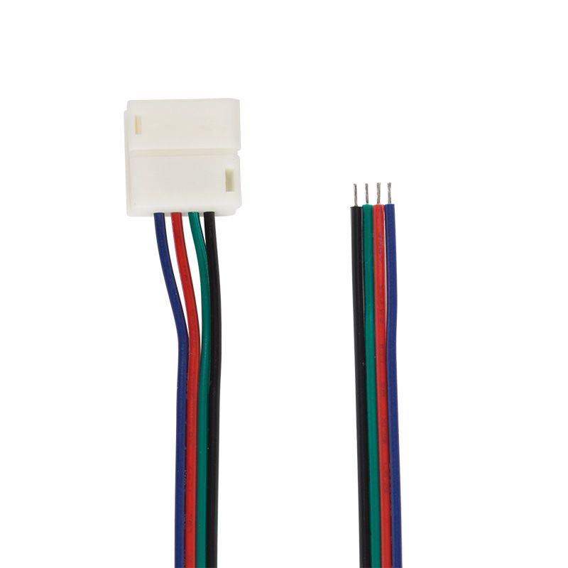 Коннектор питания для RGB светодиодных лент (IP65) шириной 10мм LAMPER - Фото 2