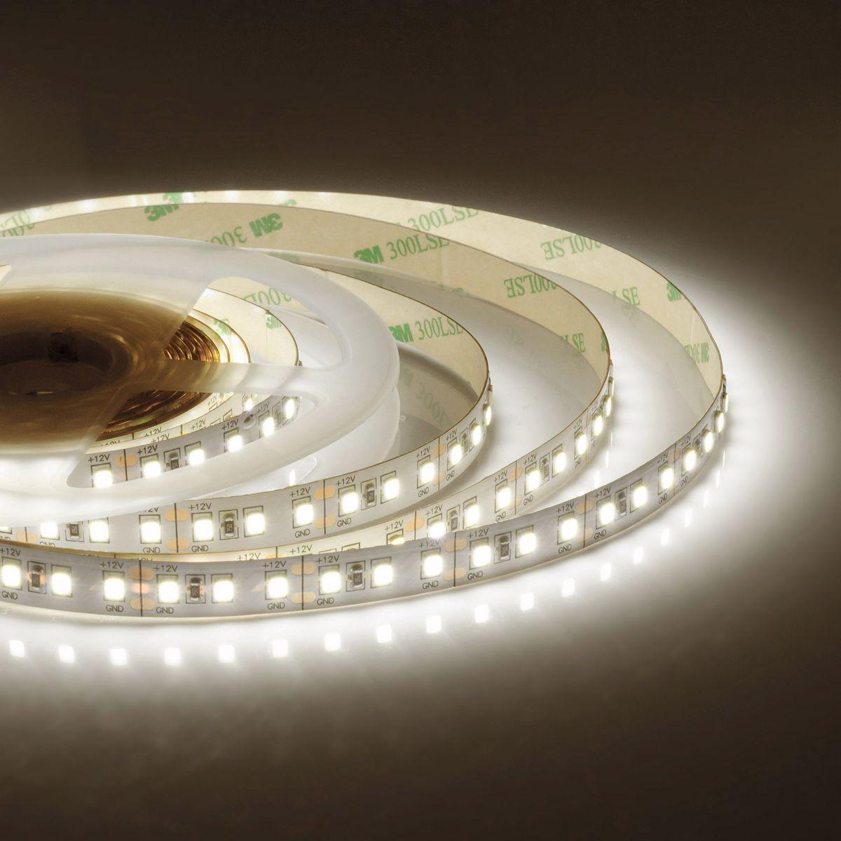 Лента светодиодная СТ smd2835 120д/м 12В 3000К IP20 5м Apeyron
