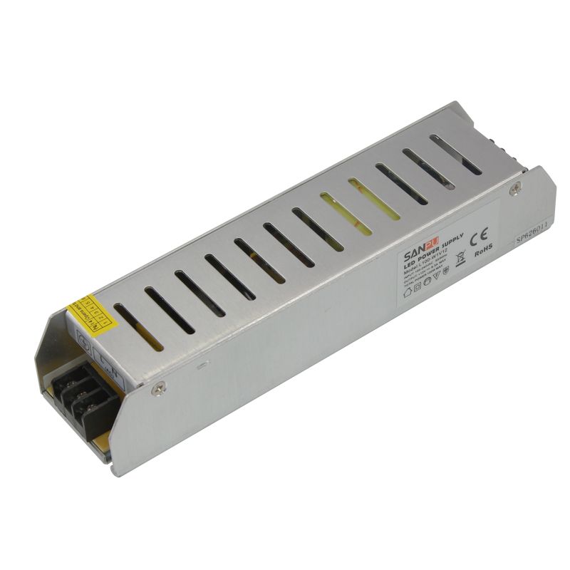 Источник питания компактный 12V, 120W с разъемами под винт (IP20)