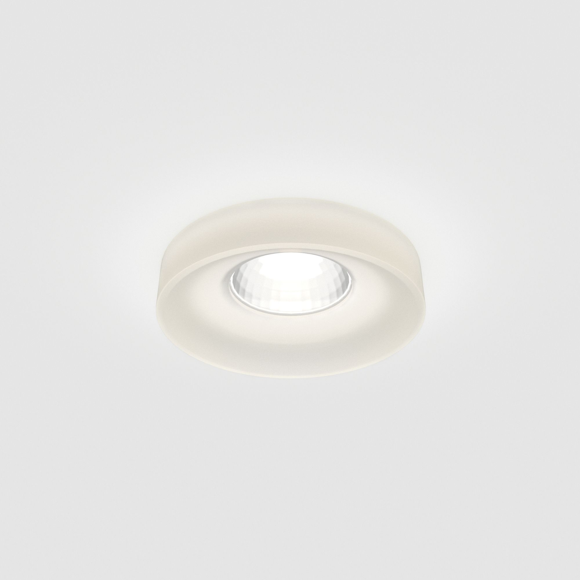 Светильник светодиодный встраиваемый точечный 15268/LED акрил; алюминий Elektrostandard