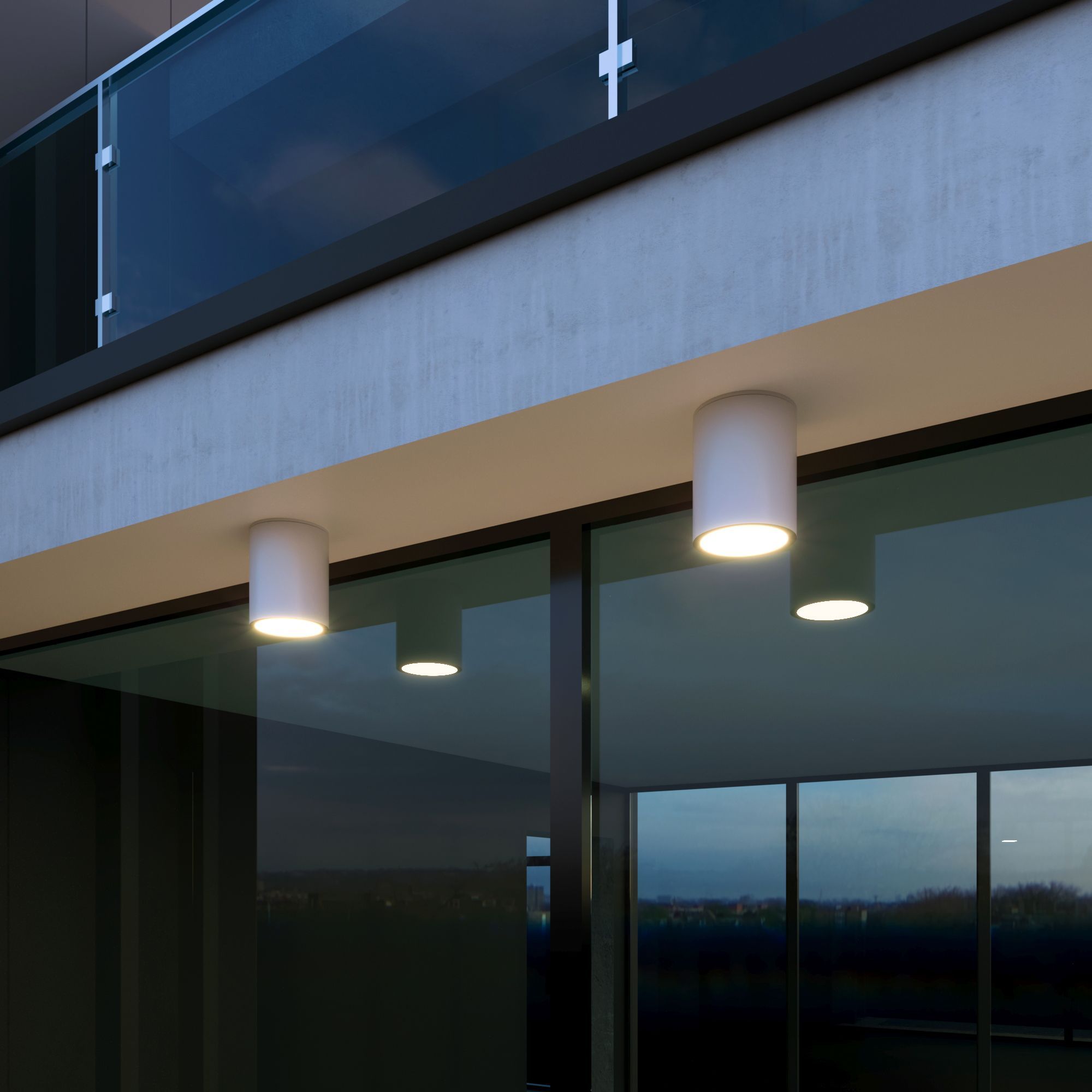 Светильник уличный потолочный Light LED 2103 IP65 35131/H белый Elektrostandard
