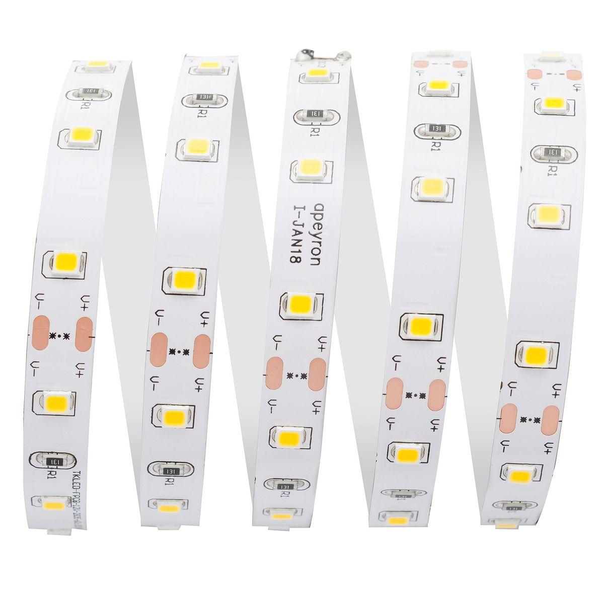 Лента светодиодная СТ smd3528 60д/м 12В 3000К IP20 5м Apeyron - Фото 17