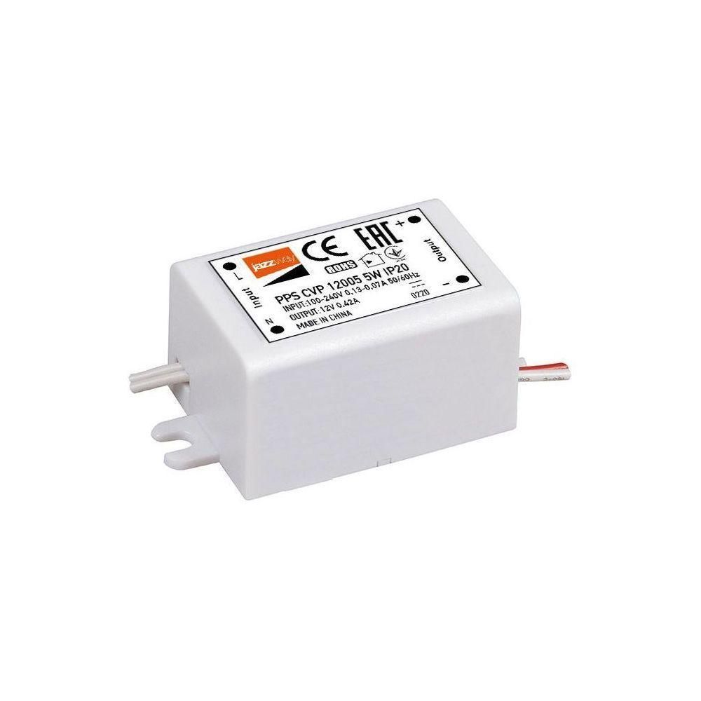Блок питания PPS CVP 12005 12V0.42A=  5w  IP20  (12шт мин.отгрузка) Jazzway