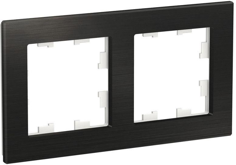 Рамка 2-м AtlasDesign Nature метал. оникс SE ATN312302