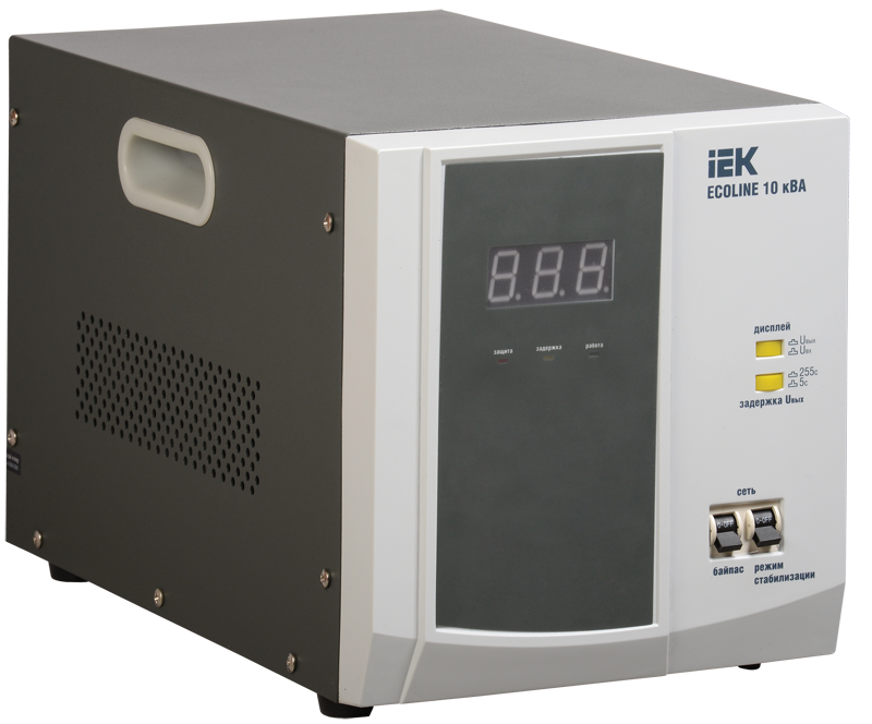 Стабилизатор напряжения переносной серии Ecoline 10 кВА IEK