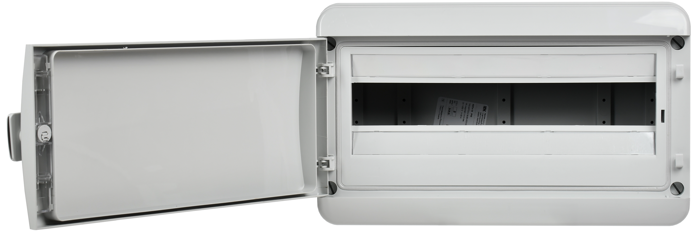 TEKFOR Корпус пластиковый КМПн-18 IP65 серая непрозрачная дверь IEK - Фото 5