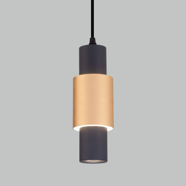 Подвесной светильник 50204/1 LED черный / золото  Eurosvet