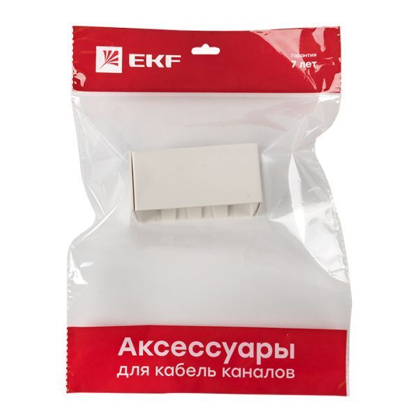 Соединитель (100х60) (2 шт) белый EKF-Plast - Фото 6