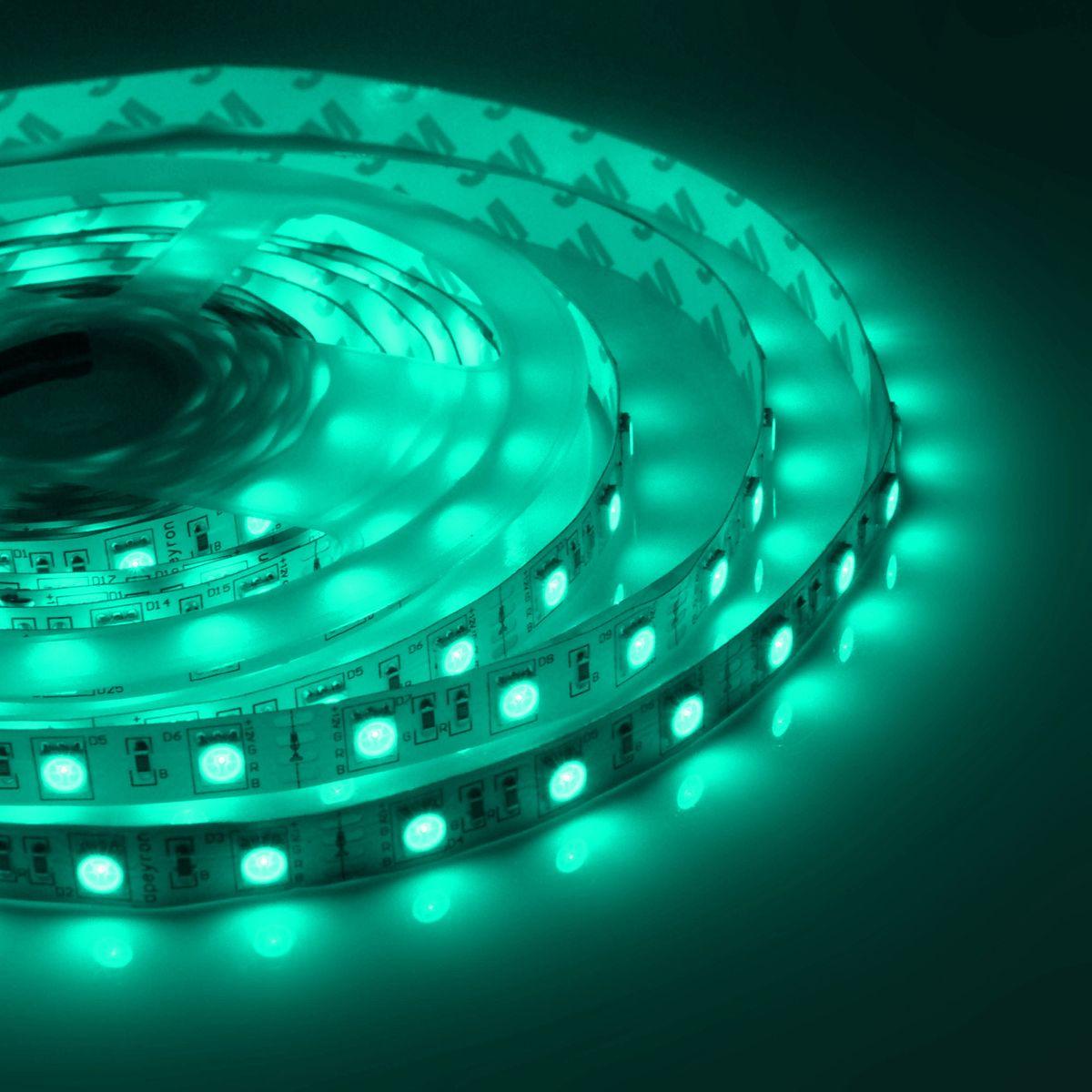 Лента светодиодная СТ smd5050 60д/м 12В IP67 5м RGB Apeyron - Фото 16