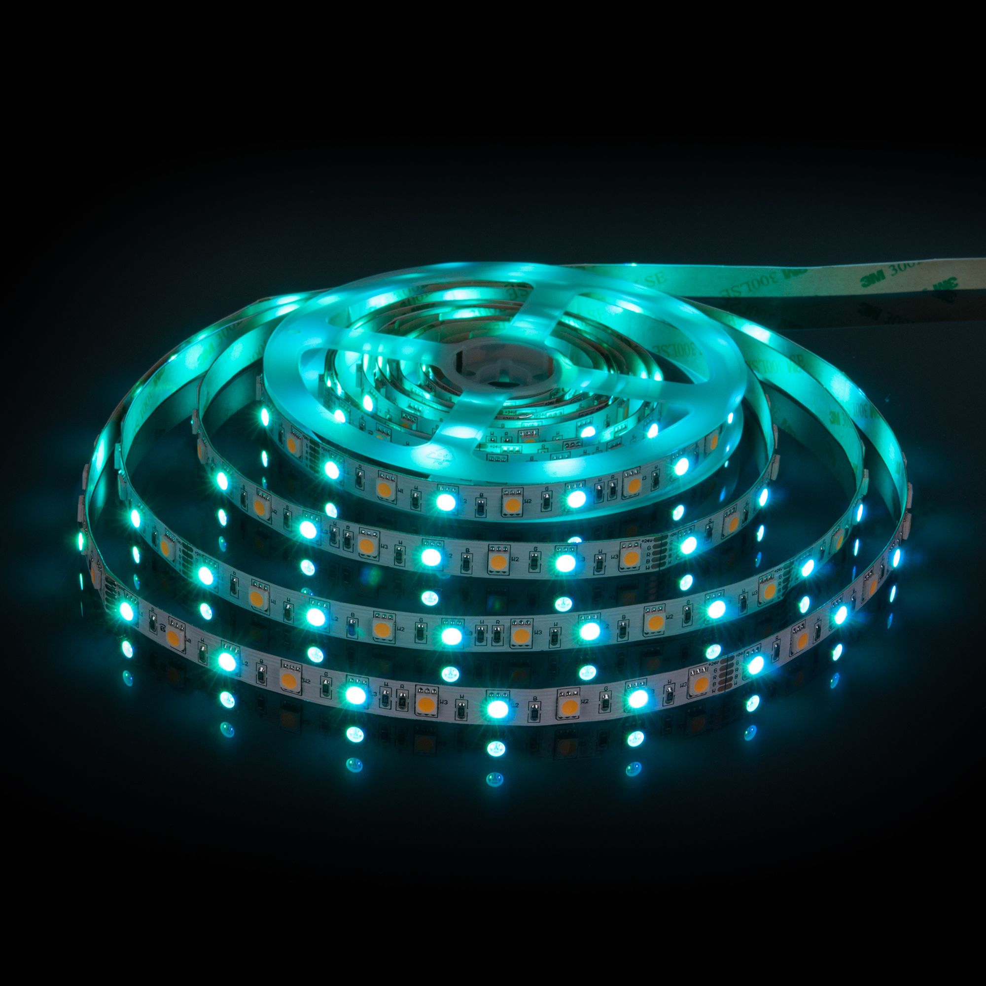 Лента светодиодная 24V 14,4W 60Led 5050+5050 IP20 MIX RGB/теплый белый, 5м Elektrostandard - Фото 8