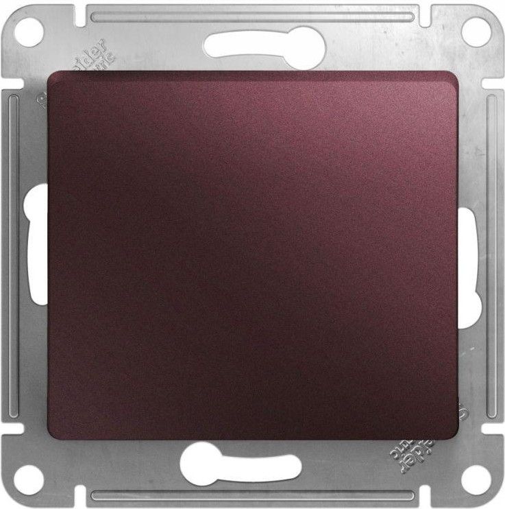 Переключатель проходной 1-кл. СП Glossa 10А IP20 (сх. 6) 10AX механизм баклажан. SE GSL001161