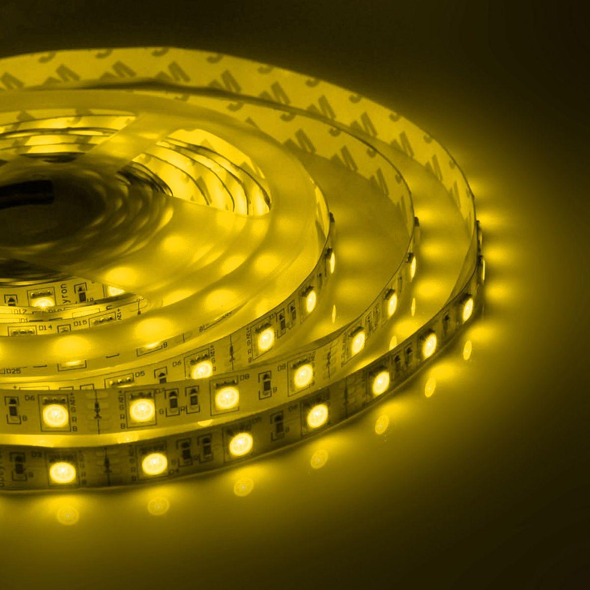 Лента светодиодная СТ smd5050 30д/м 12В IP20 5м RGB Apeyron - Фото 23