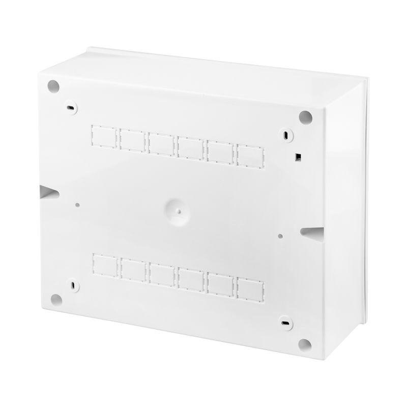 Бокс пластиковый ЩРН-П-12 IP41 белый (белая дверца) KRANZ - Фото 5