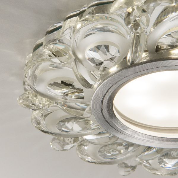 Светильник точечный с LED подсветкой 2219 MR16 CL прозрачный Elektrostandard - Фото 2