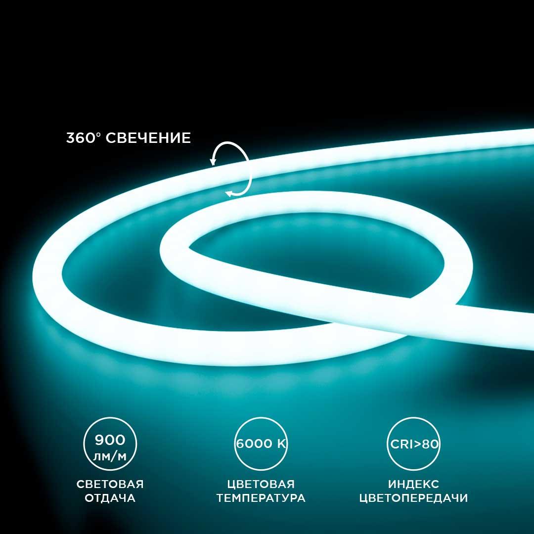 Лента светодиодная для бани и сауны СТ smd2835 180д/м 24В 6000К IP68 5м Apeyron - Фото 8