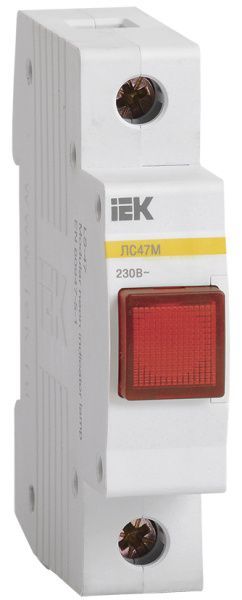 Лампа сигнальная ЛС-47М матрица красная IEK MLS20-230-K04