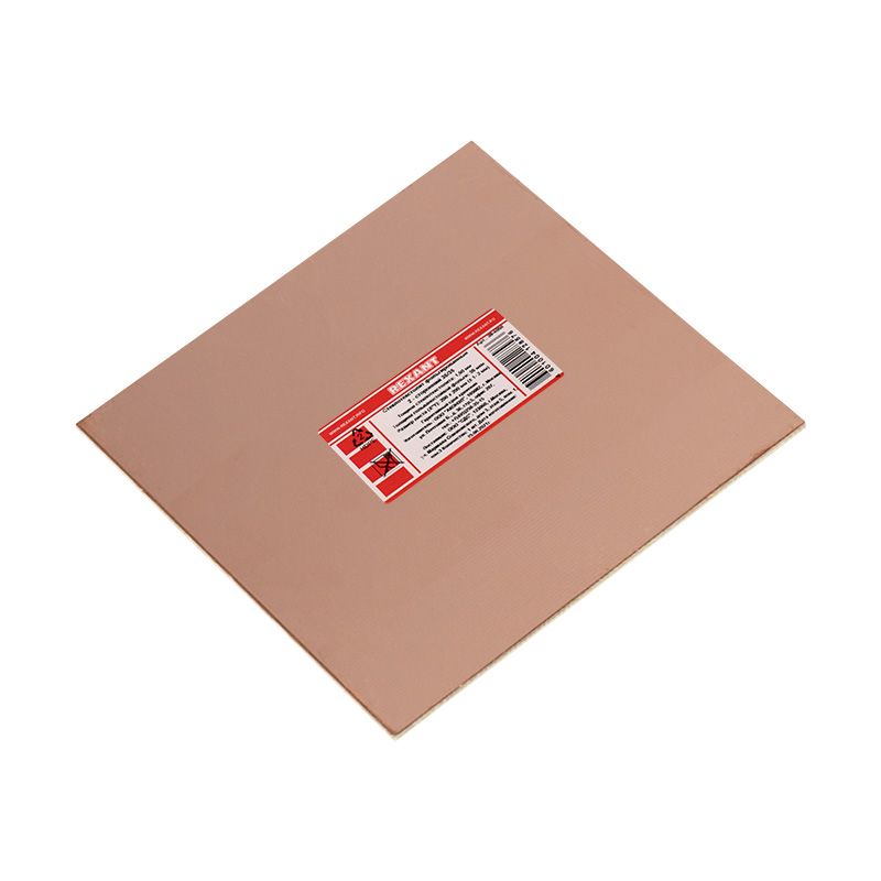 Стеклотекстолит 2-сторонний 200x200x1.5 мм 35/35 (35 мкм) REXANT - Фото 3